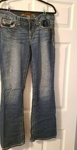 Maurices distressed wash jeans